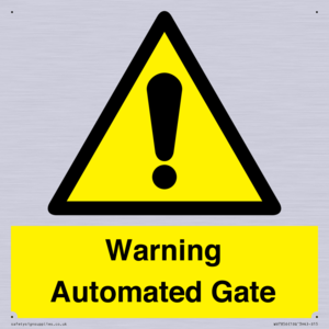 WV7856: Warning Automated Gate