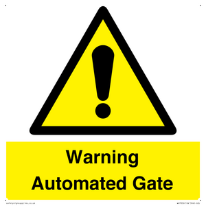 WV7856: Warning Automated Gate