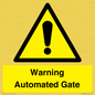 WV7856: Warning Automated Gate