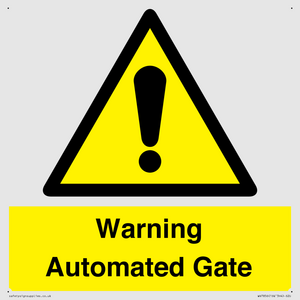 WV7856: Warning Automated Gate