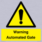 WV7856: Warning Automated Gate