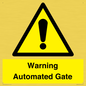 WV7856: Warning Automated Gate