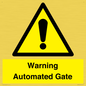 WV7856: Warning Automated Gate