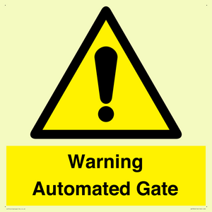 WV7856: Warning Automated Gate