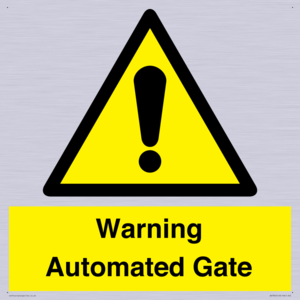 WV7856: Warning Automated Gate