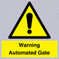 WV7856: Warning Automated Gate