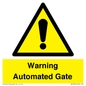 WV7856: Warning Automated Gate