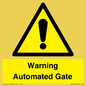WV7856: Warning Automated Gate