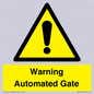 WV7856: Warning Automated Gate