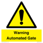 WV7856: Warning Automated Gate