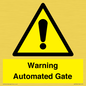 WV7856: Warning Automated Gate