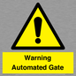 WV7856: Warning Automated Gate