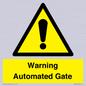 WV7856: Warning Automated Gate