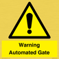 WV7856: Warning Automated Gate