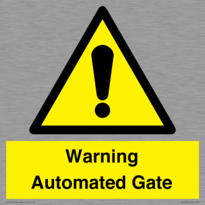 WV7856: Warning Automated Gate
