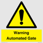 WV7856: Warning Automated Gate