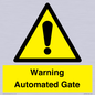 WV7856: Warning Automated Gate