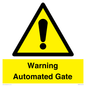 WV7856: Warning Automated Gate