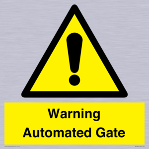 WV7856: Warning Automated Gate