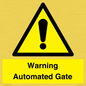 WV7856: Warning Automated Gate