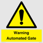 WV7856: Warning Automated Gate