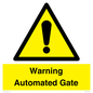 WV7856: Warning Automated Gate