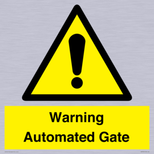 WV7856: Warning Automated Gate