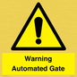 WV7856: Warning Automated Gate