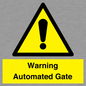 WV7856: Warning Automated Gate