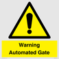 WV7856: Warning Automated Gate
