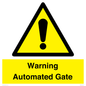 WV7856: Warning Automated Gate