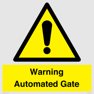WV7856: Warning Automated Gate