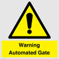 WV7856: Warning Automated Gate