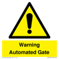 WV7856: Warning Automated Gate