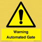 WV7856: Warning Automated Gate