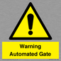 WV7856: Warning Automated Gate