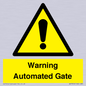 WV7856: Warning Automated Gate