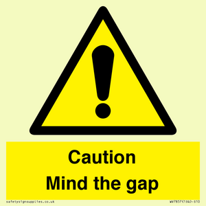 WV7857: Caution Mind the gap