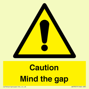 WV7857: Caution Mind the gap
