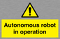 WV7858: Autonomous robot in operation