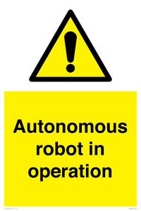 WV7858: Autonomous robot in operation