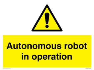 WV7858: Autonomous robot in operation