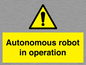 WV7858: Autonomous robot in operation