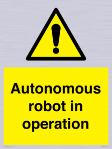 WV7858: Autonomous robot in operation