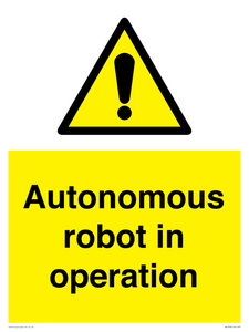 WV7858: Autonomous robot in operation