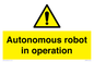 WV7858: Autonomous robot in operation