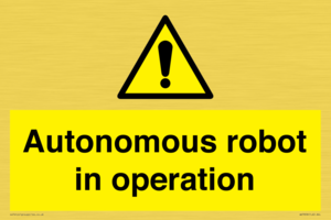WV7858: Autonomous robot in operation