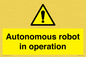 WV7858: Autonomous robot in operation