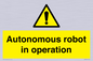 WV7858: Autonomous robot in operation