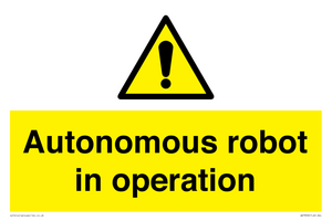 WV7858: Autonomous robot in operation